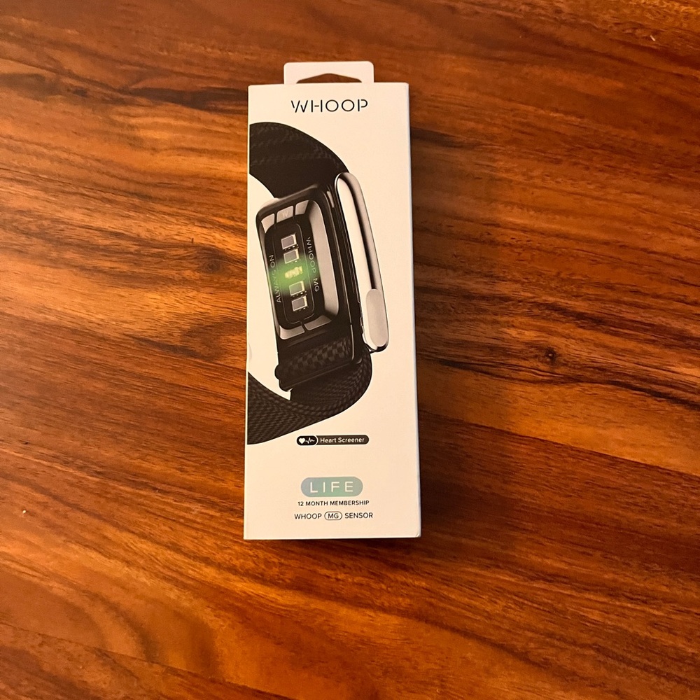 WHOOP Life 5.0 Fitness Tracker - Black/ 12 Month Membership